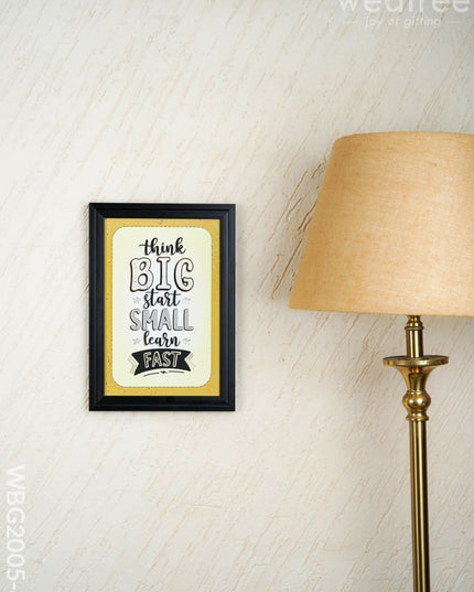 Motivational Quotes Wall Hanging Frames - 10x14 inch - WBG2005-4 - Photo Frames RG