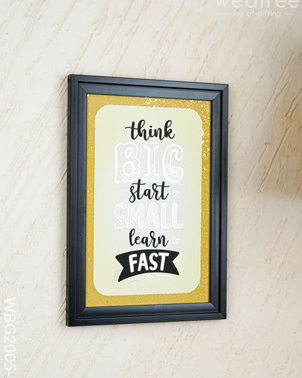 Motivational Quotes Wall Hanging Frames - 10x14 inch - WBG2005-4 - Photo Frames RG