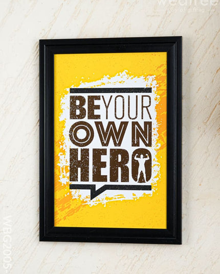 Motivational Quotes Wall Hanging Frames - 10x14 inch - WBG2005-5 - Photo Frames RG