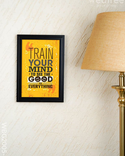 Motivational Quotes Wall Hanging Frames - 10x14 inch - WBG2005-6 - Photo Frames RG