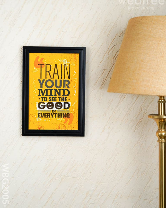 Motivational Quotes Wall Hanging Frames - 10x14 inch - WBG2005-6 - Photo Frames RG