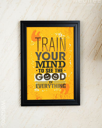 Motivational Quotes Wall Hanging Frames - 10x14 inch - WBG2005-6 - Photo Frames RG