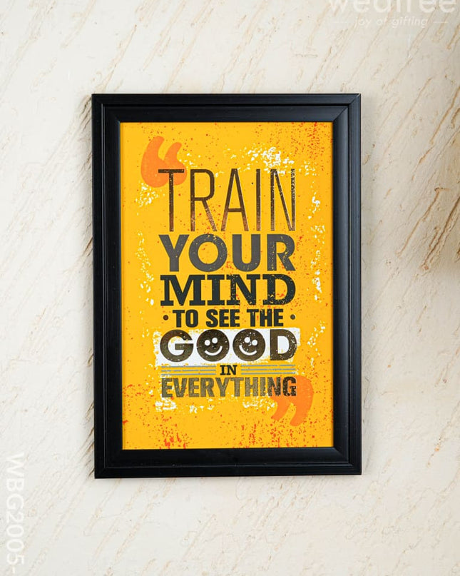 Motivational Quotes Wall Hanging Frames - 10x14 inch - WBG2005-6 - Photo Frames RG