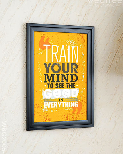 Motivational Quotes Wall Hanging Frames - 10x14 inch - WBG2005-6 - Photo Frames RG