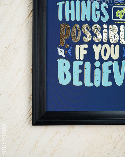 Motivational Quotes Wall Hanging Frames - 10x14 inch - WBG2005-7 - Photo Frames RG