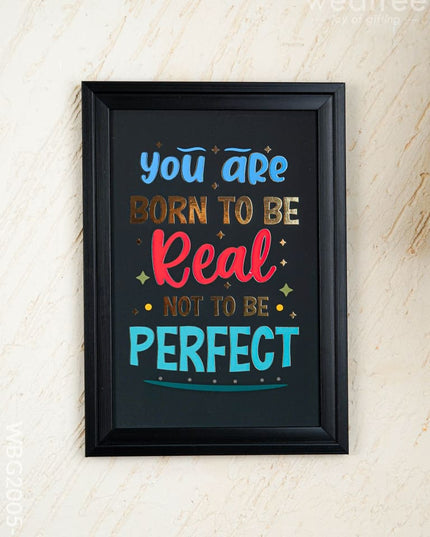 Motivational Quotes Wall Hanging Frames - 10x14 inch - WBG2005-8 - Photo Frames RG