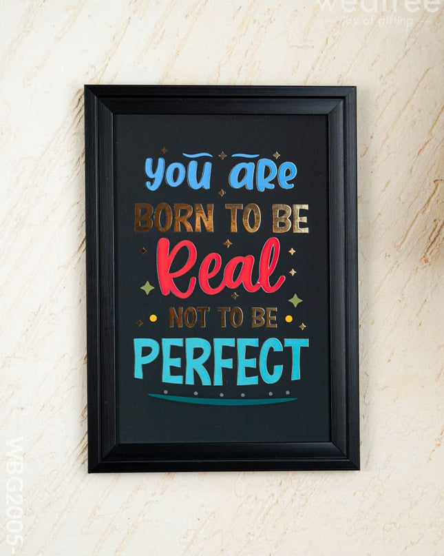 Motivational Quotes Wall Hanging Frames - 10x14 inch - WBG2005-8 - Photo Frames RG