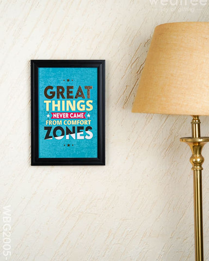 Motivational Quotes Wall Hanging Frames - 10x14 inch - WBG2005-9 - Photo Frames RG