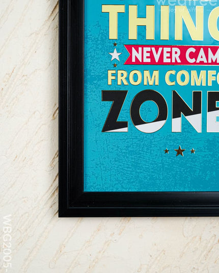 Motivational Quotes Wall Hanging Frames - 10x14 inch - WBG2005-9 - Photo Frames RG