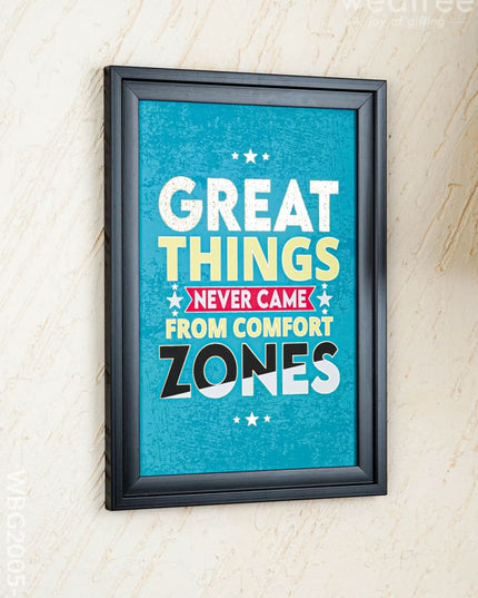 Motivational Quotes Wall Hanging Frames - 10x14 inch - WBG2005-9 - Photo Frames RG