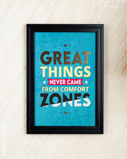 Motivational Quotes Wall Hanging Frames - 10x14 inch - WBG2005-9 - Photo Frames RG