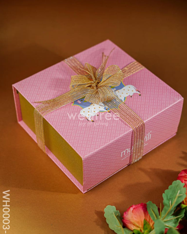 Mudivili Hamper Box (Big) - Wh0003 - 1 Light Pink Hampers
