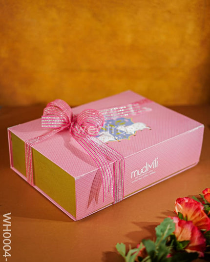Mudivili Hamper Box (Large) - Wh0004 - 1 Light Pink Combos & Hampers