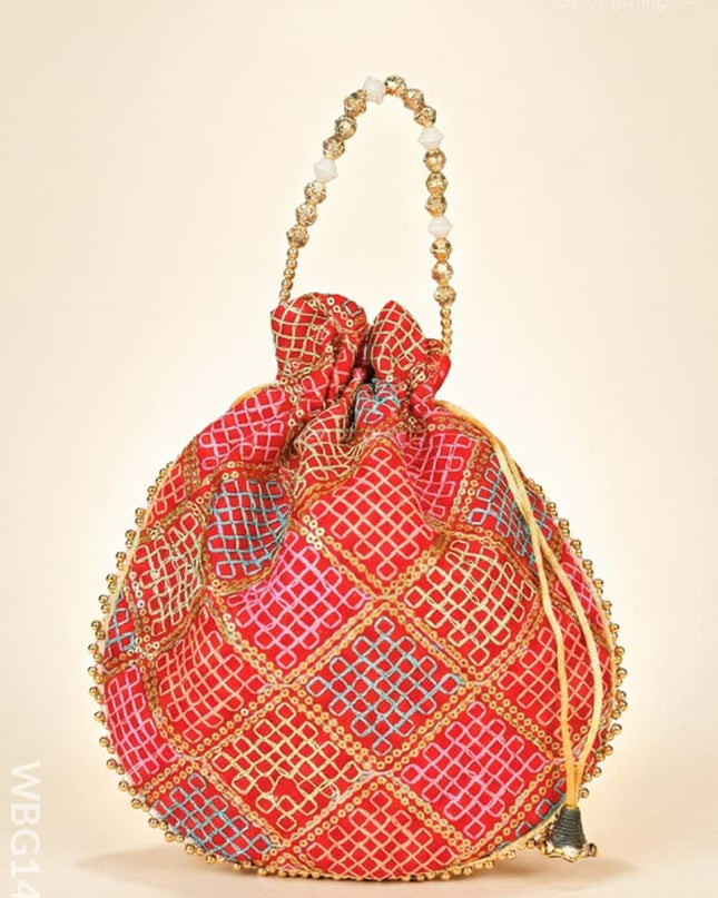 Multi Color - Potli Bags - WBG1433 - Potli Bags