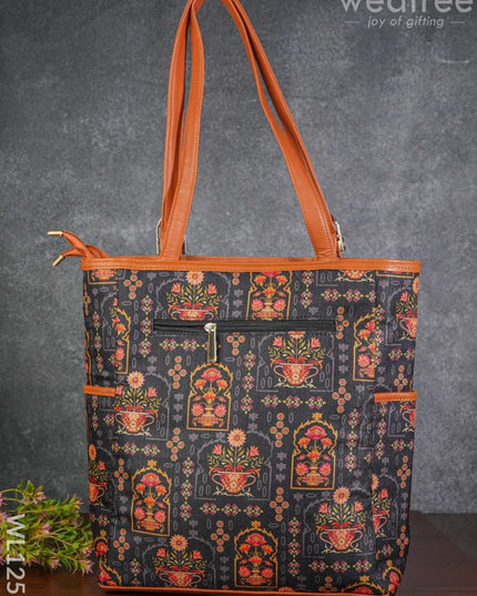 Multi Designed Hand Bag - Wl1251 Printed Fabric Bags
