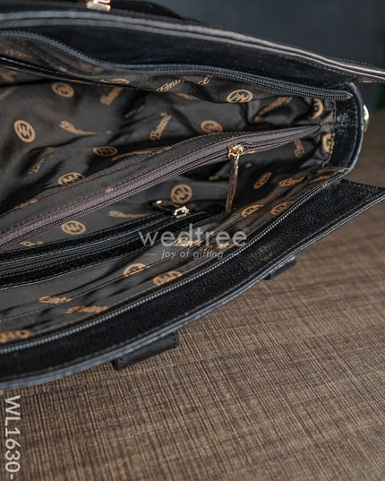 Leather Bag With Flip Lock - Wl1630 Handbags