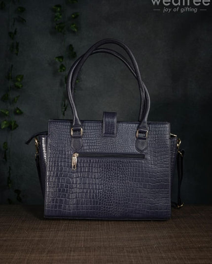 Leather Bag With Flip Lock - Wl1630 Handbags