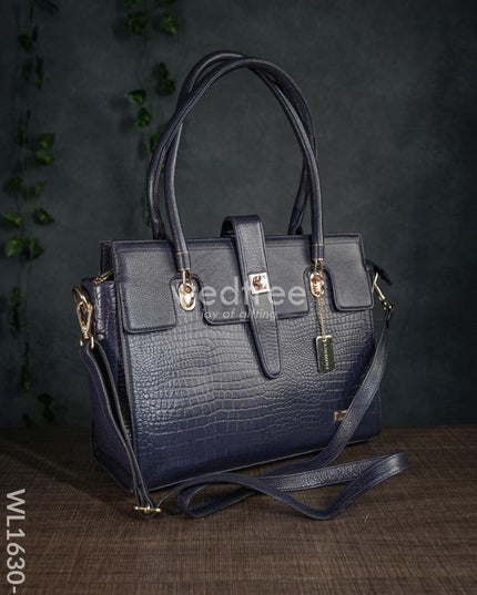 Leather Bag With Flip Lock - Wl1630 Handbags