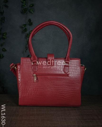 Leather Bag With Flip Lock - Wl1630 Handbags