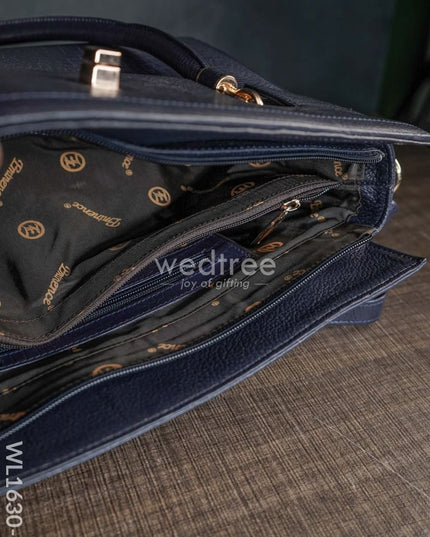 Leather Bag With Flip Lock - Wl1630 Handbags