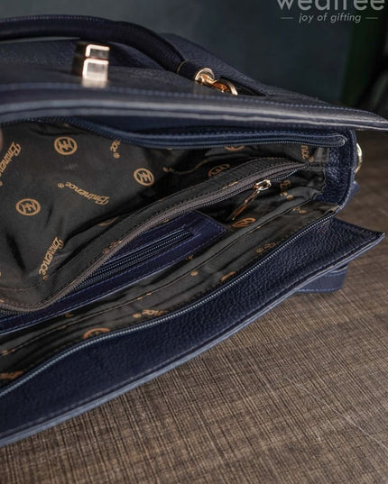 Leather Bag With Flip Lock - Wl1630 Handbags