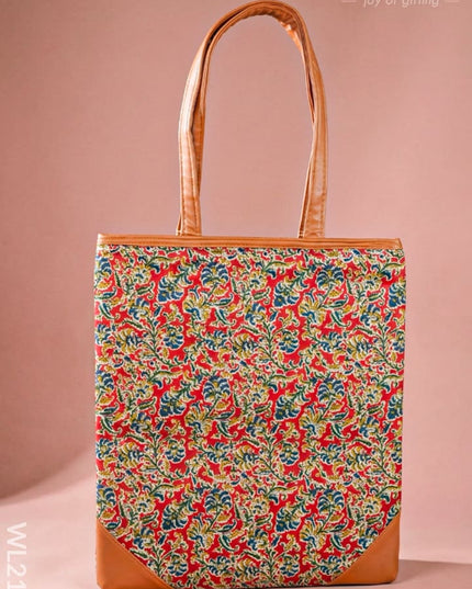 Multi Designed Hand Bags - WL2186 - Printed Fabric Bags
