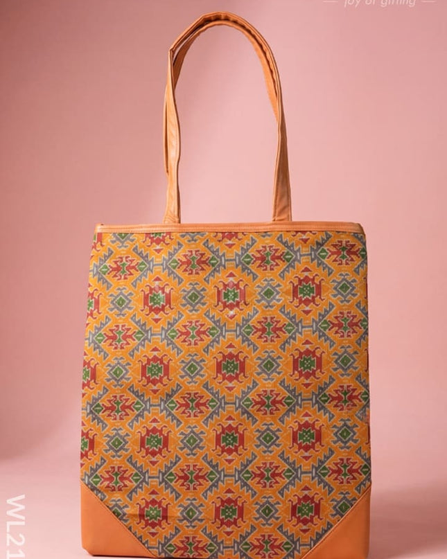 Multi Designed Hand Bags - WL2186 - Printed Fabric Bags