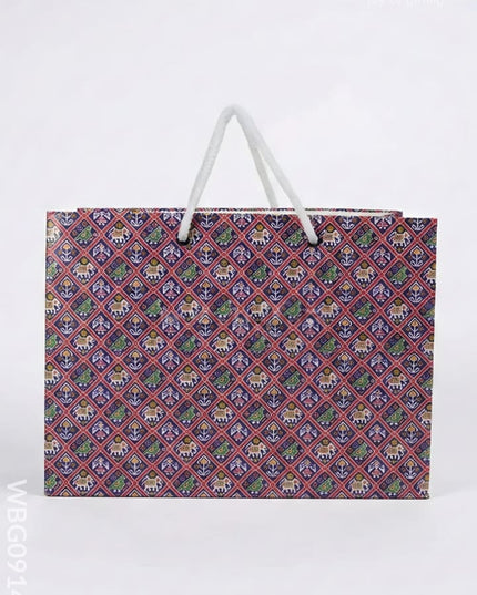 Multi Designed Paper Bags - Brocade Print - WBG0914-3 - Paper Bags