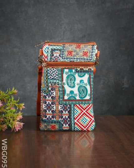 Multi Designed Sling Bag - Wbg0959 Clutches & Purses