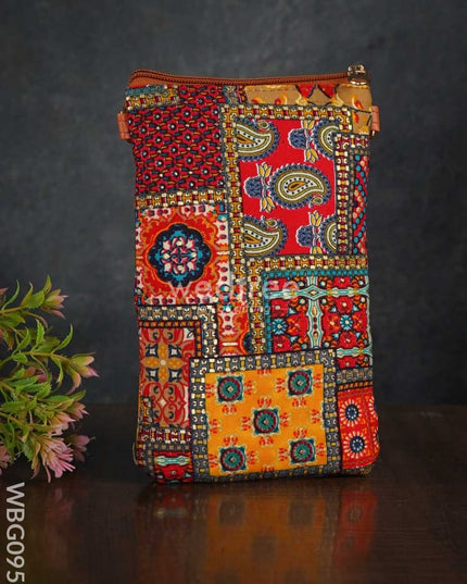 Multi Designed Sling Bag - Wbg0959 Clutches & Purses