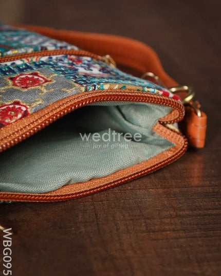 Multi Designed Sling Bag - Wbg0959 Clutches & Purses