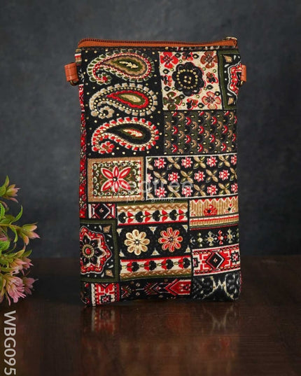 Multi Designed Sling Bag - Wbg0959 Clutches & Purses