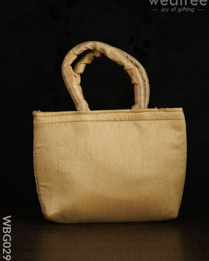 Multicolor Handbag With White Floral Embroidery - Wbg0298 Hand Bags