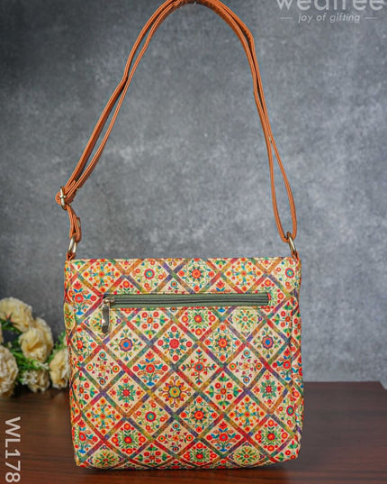 Mixed Print Sling Bag - Wl1781 Bags