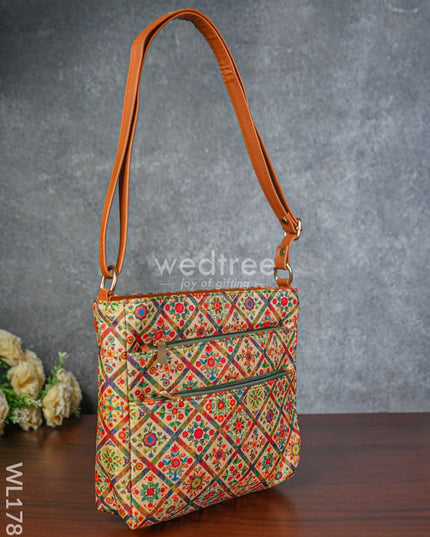 Mixed Print Sling Bag - Wl1781 Bags