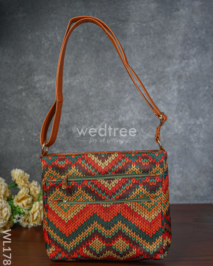 Mixed Print Sling Bag - Wl1781 Bags
