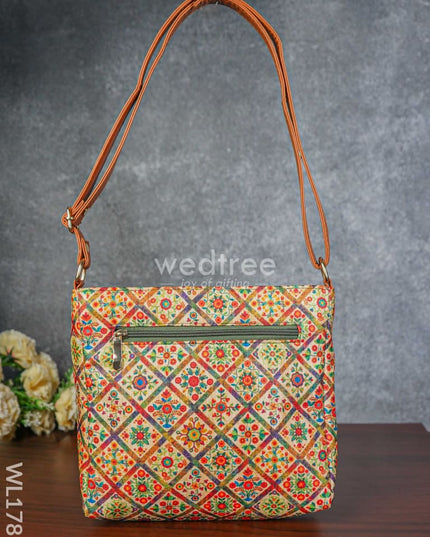 Mixed Print Sling Bag - Wl1781 Bags