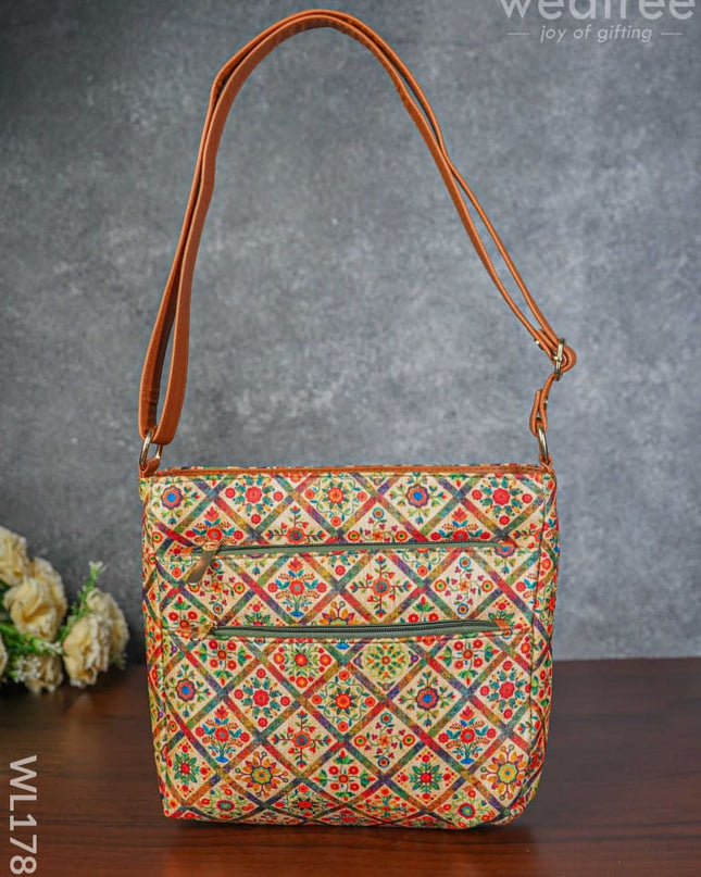 Mixed Print Sling Bag - Wl1781 Bags