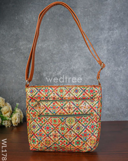 Mixed Print Sling Bag - Wl1781 Bags