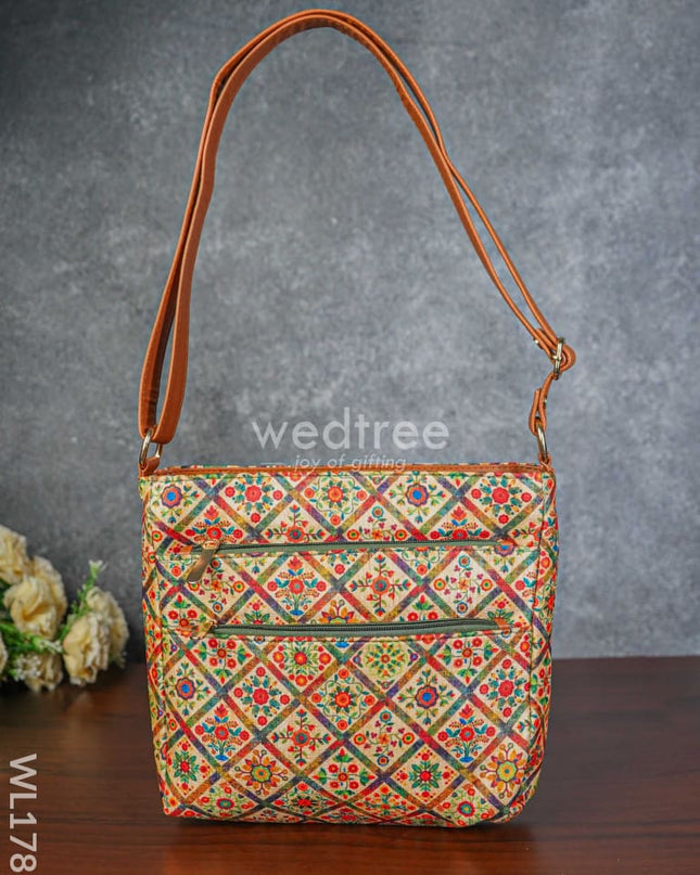 Mixed Print Sling Bag - Wl1781 Bags
