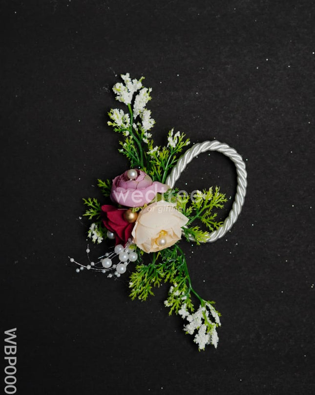 Multicolour 3 Flowers With Round Rope - Wbp0009 Packaging