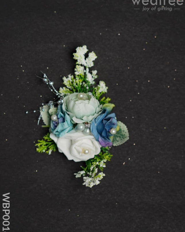 Multicolour Flowers With Leaf & Beads - Wbp0014 Packaging