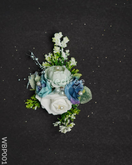 Multicolour Flowers With Leaf & Beads - Wbp0014 Packaging