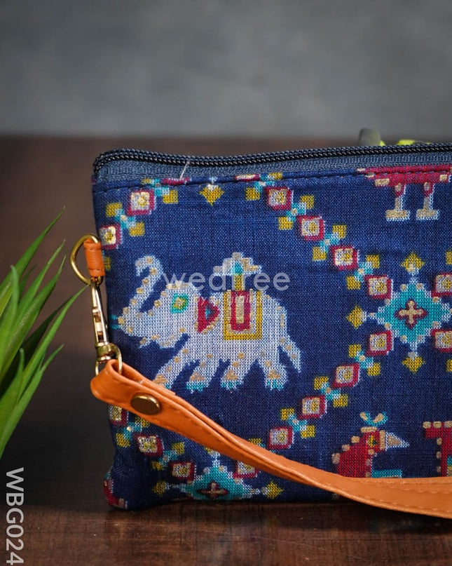 Multidesigned Handy Pouch With Zipper -Small - Wbg0249 Clutches & Purses
