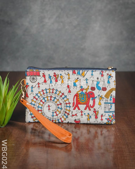 Multidesigned Handy Pouch With Zipper -Small - Wbg0249 Clutches & Purses