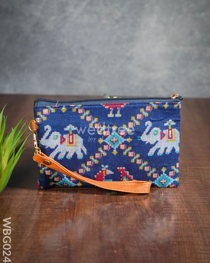Multidesigned Handy Pouch With Zipper -Small - Wbg0249 Clutches & Purses