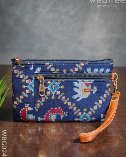 Multidesigned Handy Pouch With Zipper -Small - Wbg0249 Clutches & Purses