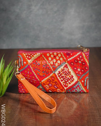 Multidesigned Handy Pouch With Zipper -Small - Wbg0249 Clutches & Purses