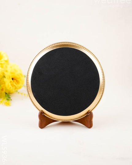 Mural - Brass Coated Plate - 8 inch - WL5936-3 - Metal Decor Utility