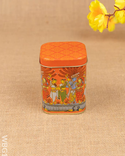 Mural Design Tin Jar - WBG1855 - Tin Jars & Boxes RG